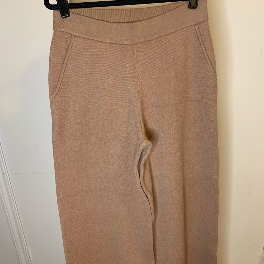 Camel Flared Joggers